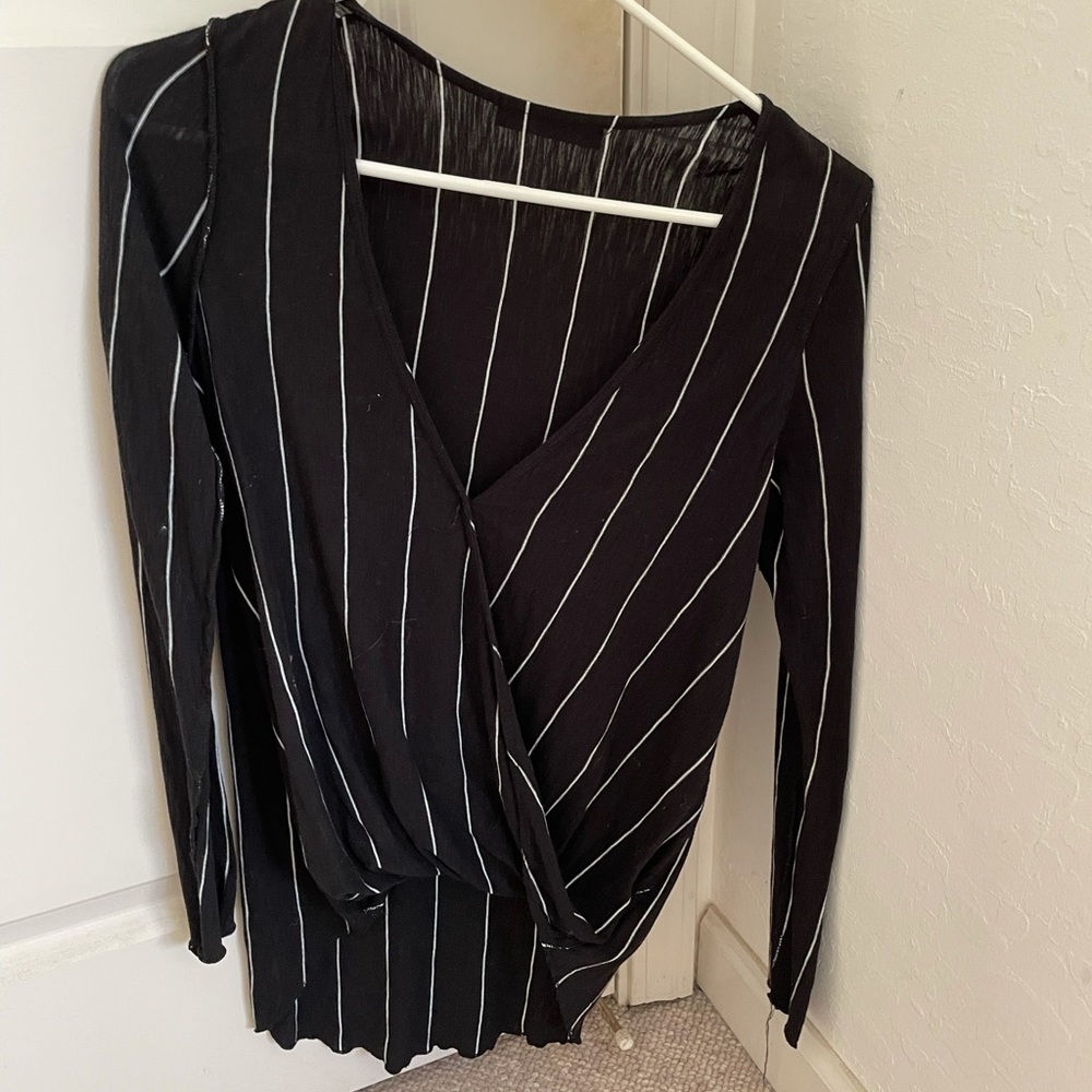 Nordstrom striped long sleeve shirt